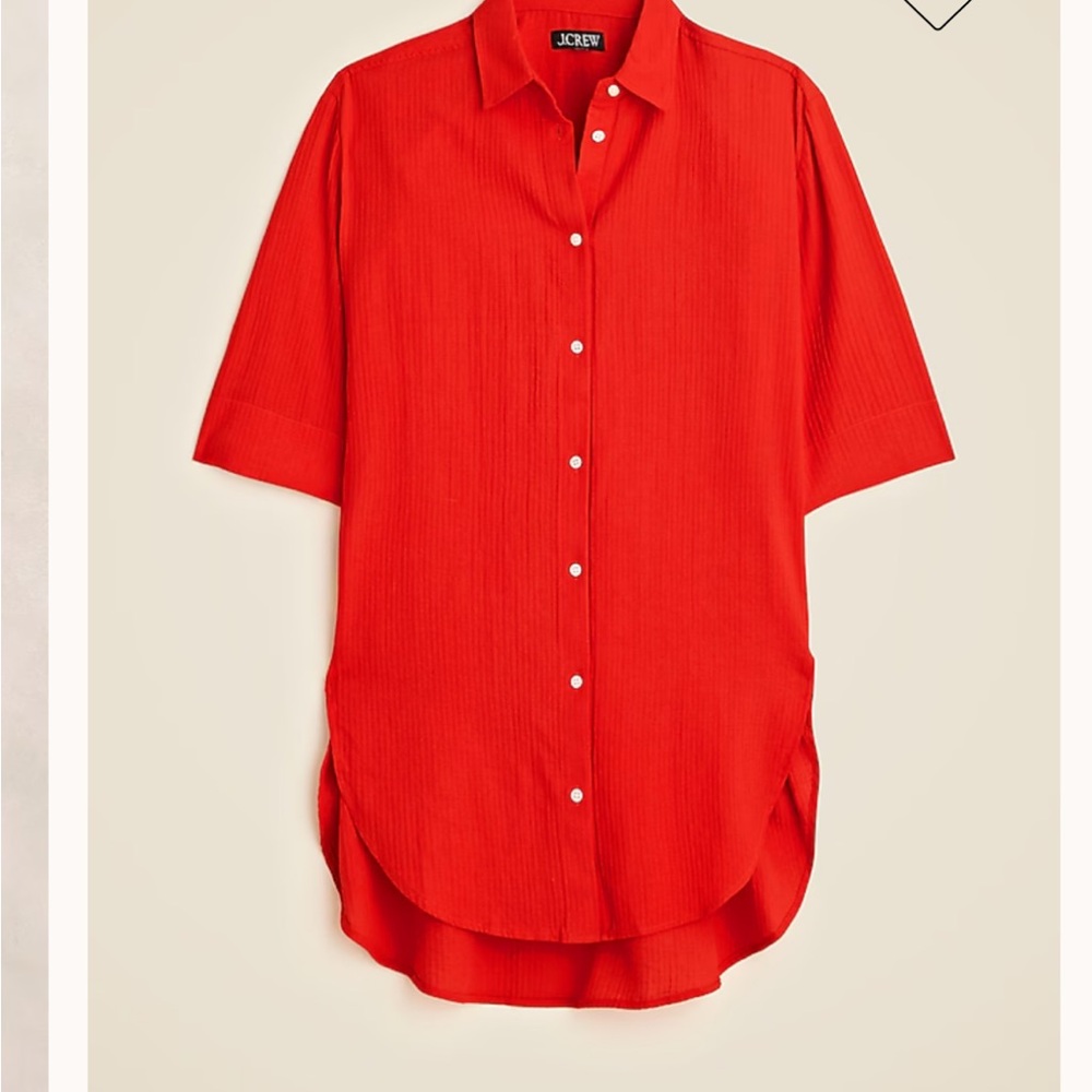 J.Crew Scarlet Half-Sleeve Shirt